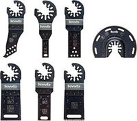 kwb AKKU-TOP Multitool S&auml;gebl&auml;tter - Koffer-Set, 7-teilig, inkl. Tauchs&auml;geblatt,