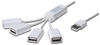 DIGITUS USB-Hub - 4 Ports - High-Speed USB 2.0 - 480 MBit/s - Spider USB Hub -
