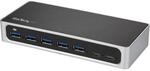 StarTech 7-Port USB-C Hub mit 5x USB-A und 2x USB-C, 12V (HB30C5A2CSC) | USB...