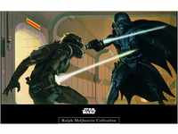 Komar Wandbild | Star Wars Classic RMQ Vader Luke Hallway | Kinderzimmer,