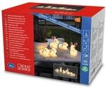 Konstsmide LED Acryl Hasen Set, Kunststoff, wei&szlig;, 5er