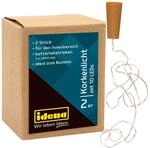 Idena 31091 - LED Micro Flaschenlicht mit 10 LEDs in Warmwei&szlig;, 2er Set