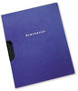 Oxford Bewerbungsmappe A4, aus Karton, Klemm-Mappe, dunkelblau, 10er Pack