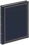 walther design Fotoalbum blau Selbstklebealbum SelbstklebealbumKunstleder mit