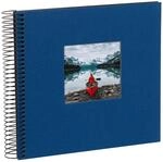goldbuch 12 776 Spiralalbum Bella Vista Blau, Fotoalbum 20 x 20 x 2,7 cm