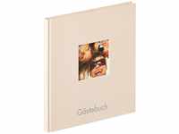 walther design Gästebuch sand 23 x 25 cm mit Cover-Ausstanzung und Prägung,...