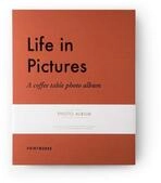 Photo Album - Life In Pictures Orange: A coffee table photo album