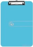 Herlitz 11205671 Klemmbrett, A4, mit Klemm-Mechanik, blau