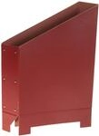 Leitz Stehsammler 80 mm R&uuml;ckenbreite, A4, Hartpappe, Faltbar, Rot, 24230025