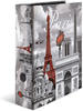 HERMA 7173 Ordner A4 Städte Paris, 7 cm breit, Motiv Aktenordner aus Pappe mit