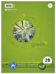 Staufen Green Collegeblock - DIN A4, Lineatur 28 (5mm kariert mit Randlinien),...