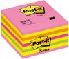 Post-it Sticky Notes Cube Neon Collection, Packung mit 1 Block, 450 Blatt, 76...