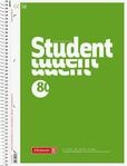 Brunnen 1067940 Notizblock / Collegeblock Student (A4, unliniert 70 g/m&sup2;, 80...