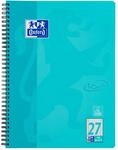 Oxford Touch Collegeblock A4 liniert, mit Doppelrand, 80 Blatt, aqua