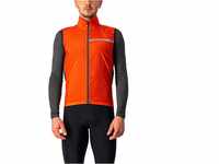 CASTELLI Men's Squadra Stretch Vest Sports, Fiery Red/Dark Grey, M