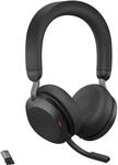 Jabra Evolve2 75 Wireless PC Headset mit 8-Mikrofon-Technologie -
