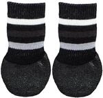 TRIXIE Anti-Rutsch Hundesocken, schwarz Gr. L&ndash;XL &ndash; 2 St&uuml;ck f&uuml;r Glatte B&ouml;den 