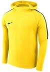Nike Jungen Dry Academy18 Football Hoodie Pullover,Gelb (tour
