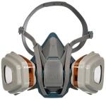 3M Atemschutzmaske 6502 QLPRO &ndash; Halbmaske mit Wechselfiltern gegen organische Gase,