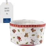 Villeroy & Boch - Toy's Delight Gobelin Brotkorb 24 cm Rot und Wei&szlig;,...