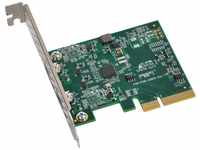 Sonnet Technologies USB3C-2PM-E Adapterkarte Silber/grün