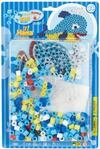 Hama Perlen 8932 Set Wal mit ca. 250 bunten Maxi B&uuml;gelperlen mit Durchmesser...