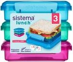 Sistema Brotdose Sandwichbox | 450 ml | stapelbare und luftdichte Lunchbox mit Deckel