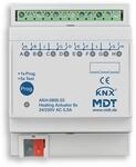 MDT Heizungsaktor 8-fach 4TE REG, Edelstahl, Grau