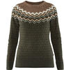 Fjallraven Womens Övik Knit Sweater W Sweatshirt, Deep Forest, M