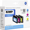 KMP Tintenpatronen passend für HP 953XL (F6U16AE, F6U17AE, F6U18AE) - für HP
