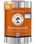 OLI-NATURA Hartwachs&ouml;l - 1L, farblos, natur - Holz&ouml;l f&uuml;r M&ouml;bel, Treppen, T&uuml;ren &