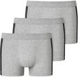 Schiesser Herren 95/5 Organic Cotton Boxershort mit Softbund (3er Pack), Graumelange,