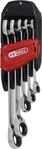 KS Tools 503.4955 GEARplus&reg; RINGSTOP-Ratschenringmaulschl&uuml;ssel-Satz, abgewinkelt,