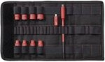 Wiha 43466 1/4" Set TorqueVario-S electricgemischt 10-tlg. mit Adaptern in...