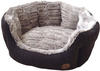 Nobby Komfort Bett oval "CACHO" braun L x B x H: 65 x 57 x 22 cm