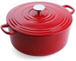 BK Cookware Bourgogne Schmortopf, Br&auml;ter Induktion, Gusseisen Topf Emailliert mit