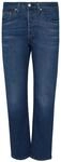 Levi's Damen Jeanshose 501 Crop High Rise, Straight Fit, Blau (Salsa Charleston