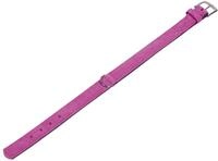 Nobby Halsband VELOURS, fuchsia (Passion), 27 cm (20-25 cm), 12/14 mm, 1 St&uuml;ck