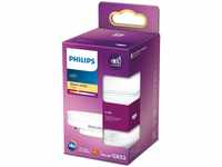 Philips LED Classic GX53 Lampe, 5.5W, Reflektor, warmweiß