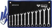 BRILLIANT TOOLS BT013112 Ratschenringschl&uuml;ssel-Satz, 12-tlg, 8 - 19 mm [Powered by