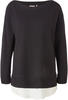 s.Oliver BLACK LABEL Women's Langarm Regular FIT Pullover Sweater, True Black, M