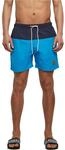 Urban Classics Herren Block Swim Shorts &ndash; Badeshorts mit Kordelzug & Taschen,