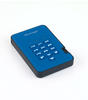 iStorage diskAshur2 SSD 512GB Blau - Sicheres tragbares Solid-State-Laufwerk -
