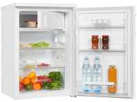 Exquisit Kühlschrank KS16-4-H-010E weiss | 120 L Nutzinhalt | 4* Gefrierfach 
