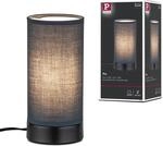 Paulmann 77059 Tischleuchte Pia max. 25 Watt Tischlampe Schwarz matt...