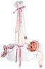 Llorens 1074006 Babypuppe mit blauen Augen und weichem Körper, Puppe inkl. rosa