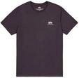 Alpha Industries Basic T Small Logo T-Shirt f&uuml;r Herren Iron Grey