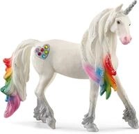 Schleich BAYALA | Regenbogeneinhorn, Hengst 70725 | 4 x 14 x 12 cm | Einhorn mit