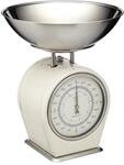 Mechanische K&uuml;chenwaage von KitchenCraft, Waage im Vintage-Stil mit abnehmbarer