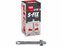 TOX Bolzenanker S-Fix Plus M10 x 140/60+73 mm 25 Stück 04210125 Verzinkt